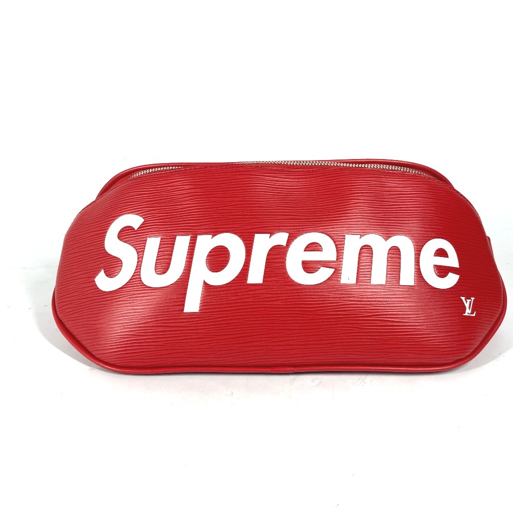 ボディバッグ M53418 バムバッグ シュプリーム supreme エピ カバン ウエストポーチ エピレザー レッド