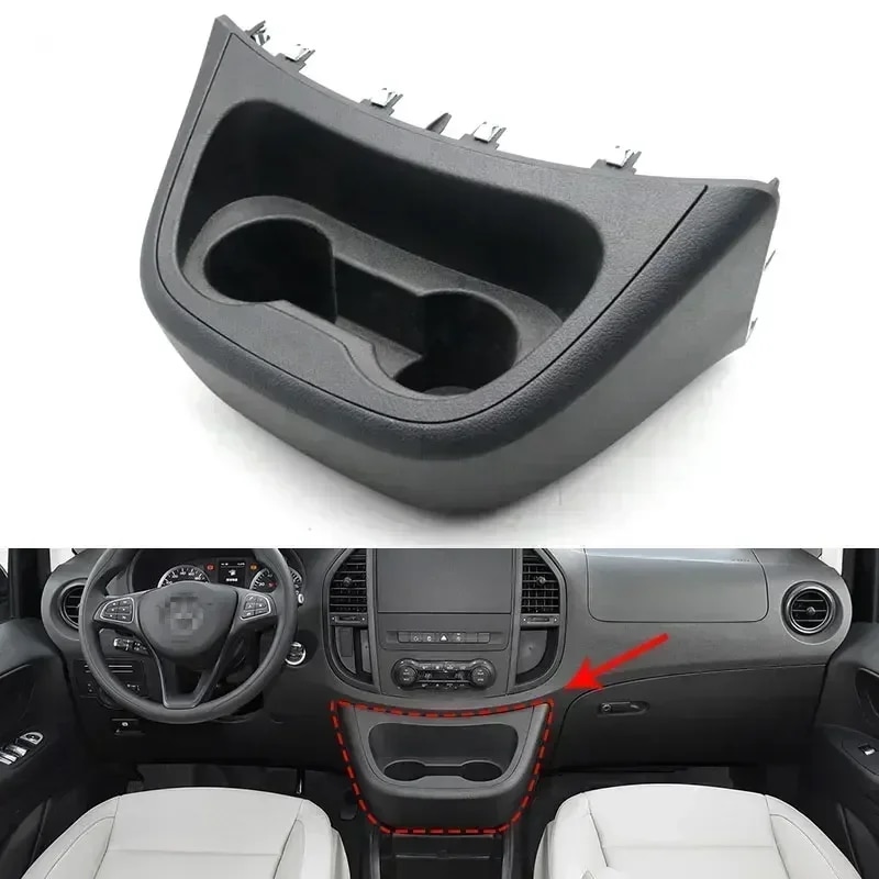 メルセデスベンツ用センターコンソール,カップホルダー,ドリンク,フレームキット,車用,W447 2016 2017 2018 2019 2020