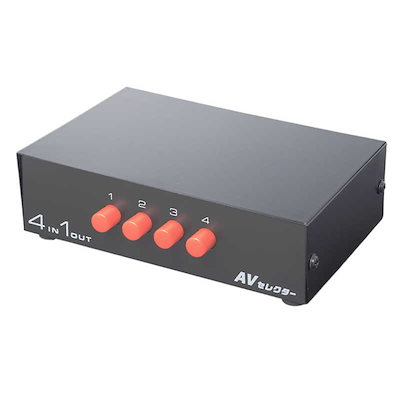 他サイト： ミヨシ RCS-01／BK 4入力／1出力 AVセレクターの商品画像