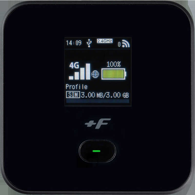 富士ソフト　(SIMフリー) eSIM対応4GモバイルWi-Fiルーター FS045W ［eSIM対応］ ［ナノSIM］　FS045WMB1