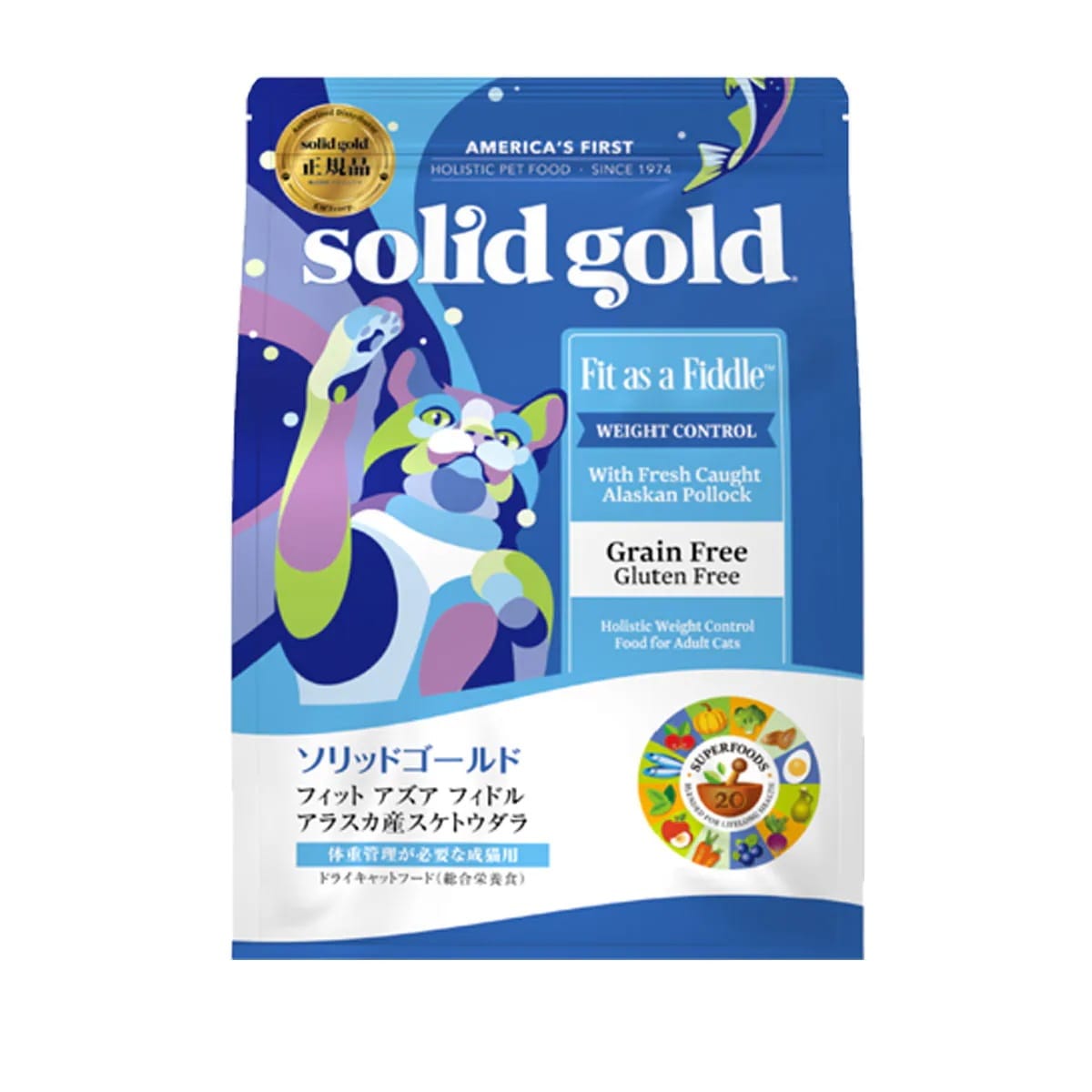 ソリッドゴールド キャット フィット アズア フィドル 2kg