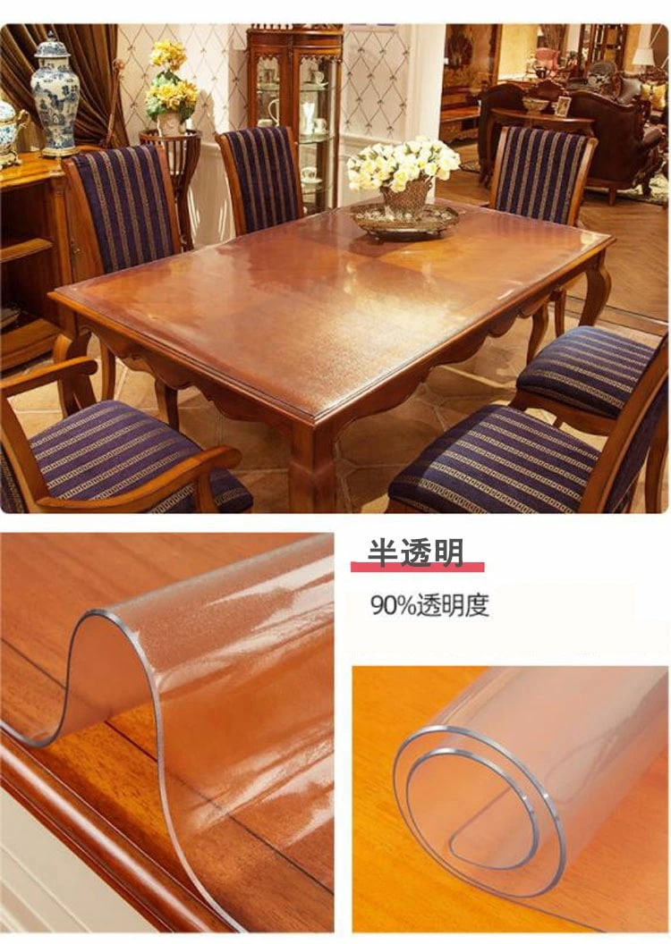 テーブルクロス 厚さ2mm テーブルマット 透明 クリア テーブル マット テーブルクロス ビニール PVC デスクマット ダイニングテーブル 食卓 リビング ダイニング 防水 撥油 耐熱 汚れ防止