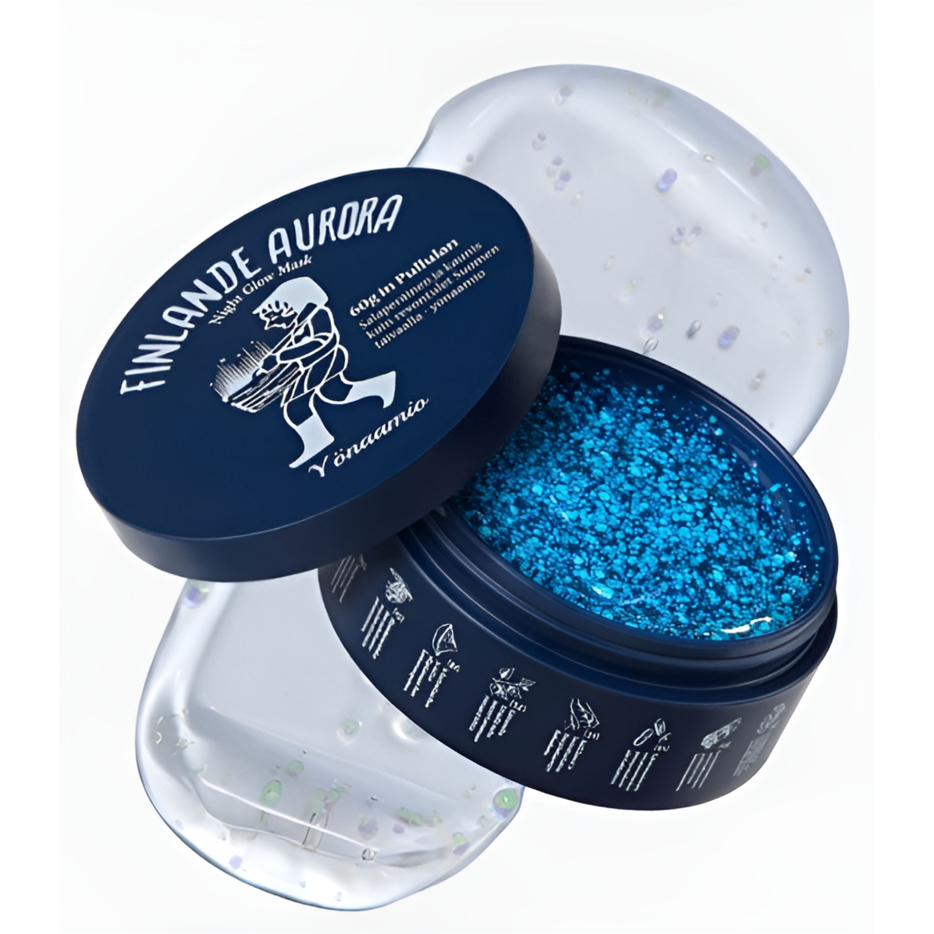 【ハリ感トーンアップ】フィンランデ オーロラ ナイトグロウ マスク 60g