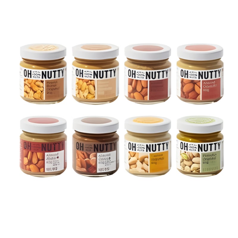 ユニバース ミニセット（80g×8個）100％ナッツスプレッド バター無添加