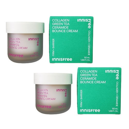 [1+1]コラーゲン グリーンティー セラミド 弾力バリア クリーム 50mL