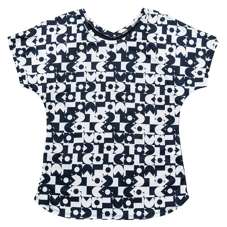 2WAYグラフィックゲームシャツ （レディース） ネイビー S #QTWWJA03-NV