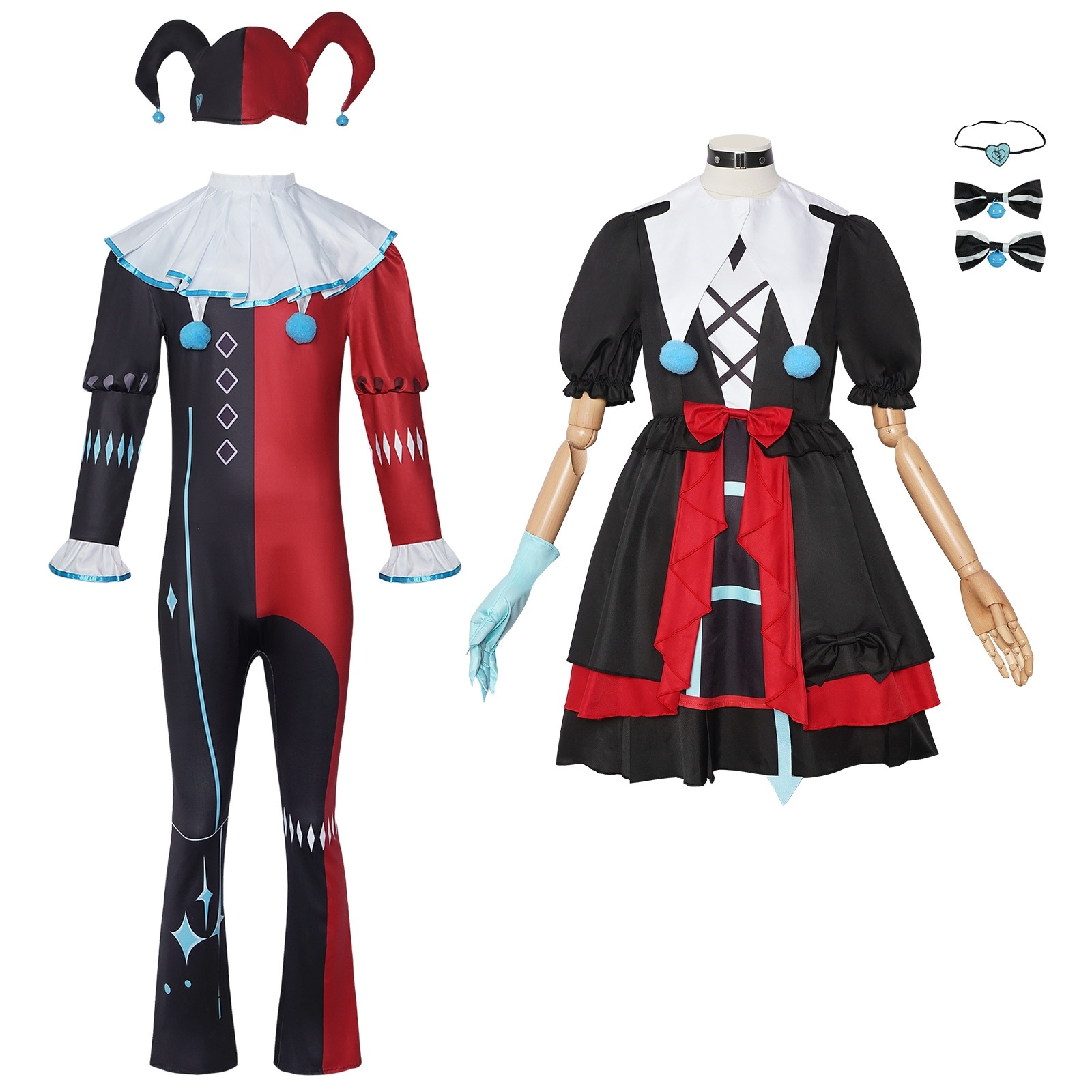 蛋仔派对逃出惊魂夜cos服怨灵小丑阿巴哑女斯黛拉全套cosplay服装 4,586円