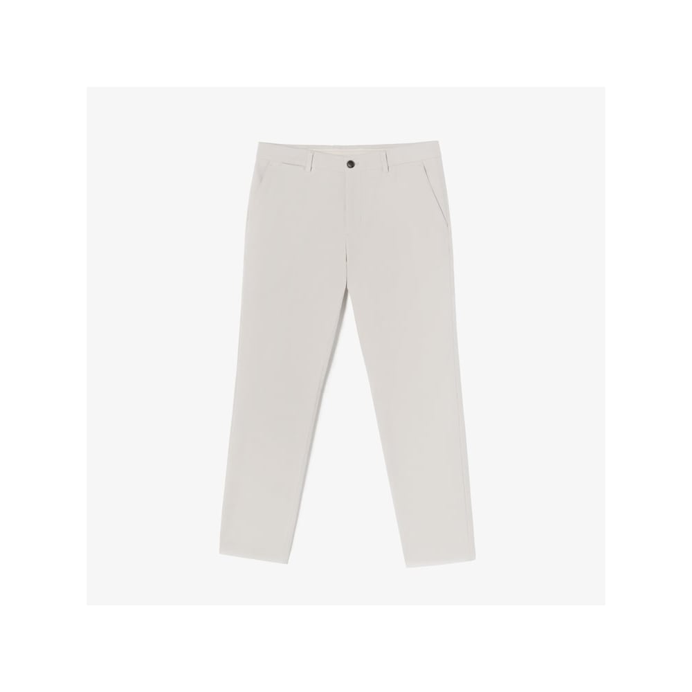 ラコステメンズホワイト起毛テクスチャードパンツ HH452E-54N BUQ Q2NHH452E-54NBUQ