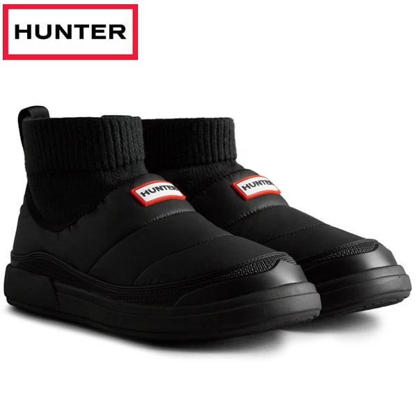 ハンター HUNTER レディース インアウト ニッティド カフ スリッパ― ブーツ シューズ WFS2265REN-BLK