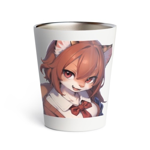 【文字入れ可能受注生産】トラ猫の女の子　グレース サーモタンブラー