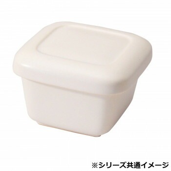 M4844 白マット角耐熱おひつ（2合用）