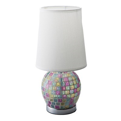 イシグロ モザイクテーブルランプL　クリアピンク 20611【送料無料】