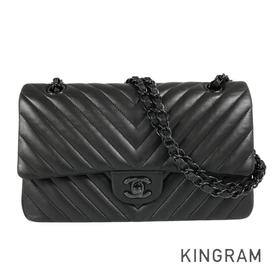 Vステッチ シェブロン ショルダーバッグ ssh【中古】