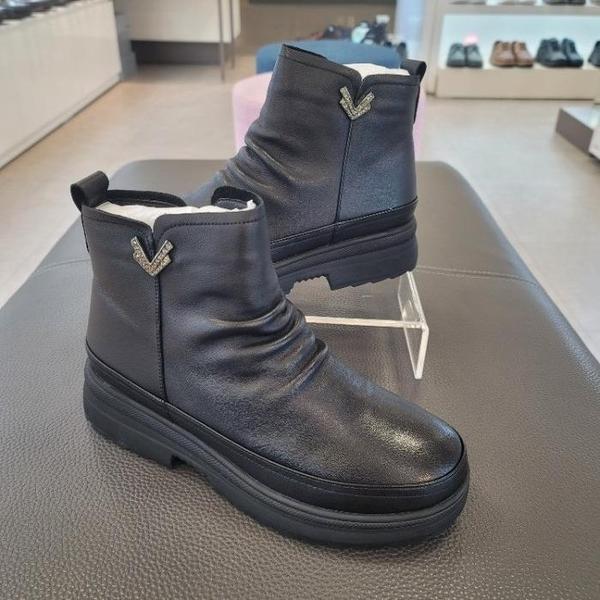 ESQUIRE HC13 アンクルブーツ 女性 ラウンドトゥ 防寒ブーツ PFEWBS877 (S44000989)