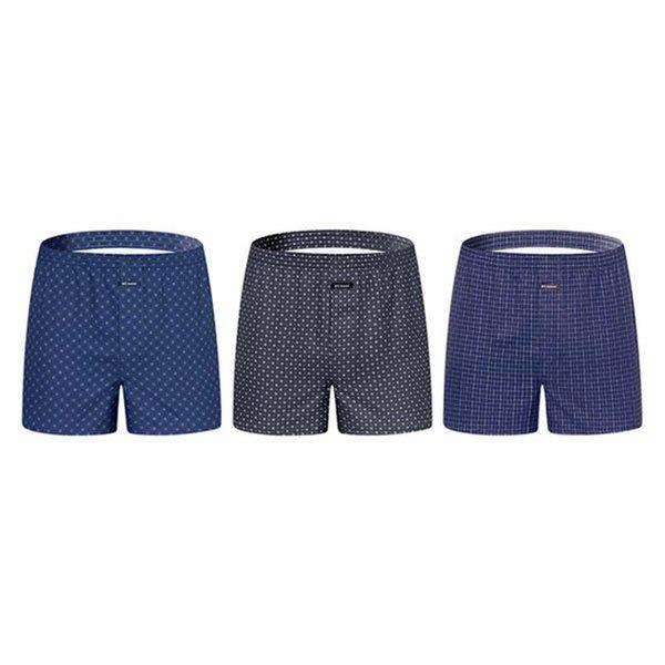 3枚入り メンズ トランクス ボクサーパンツ セット MCG1077