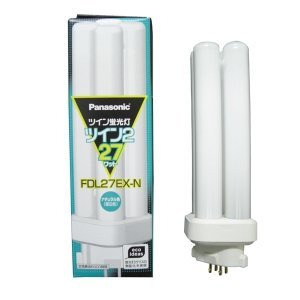 パナソニック ケース販売 10個セット コンパクト形蛍光灯 27W ナチュラル色(3波長形昼白色) ツイン蛍光灯 ツイン2(4本束状ブリッジ) FDL27EX-N_set