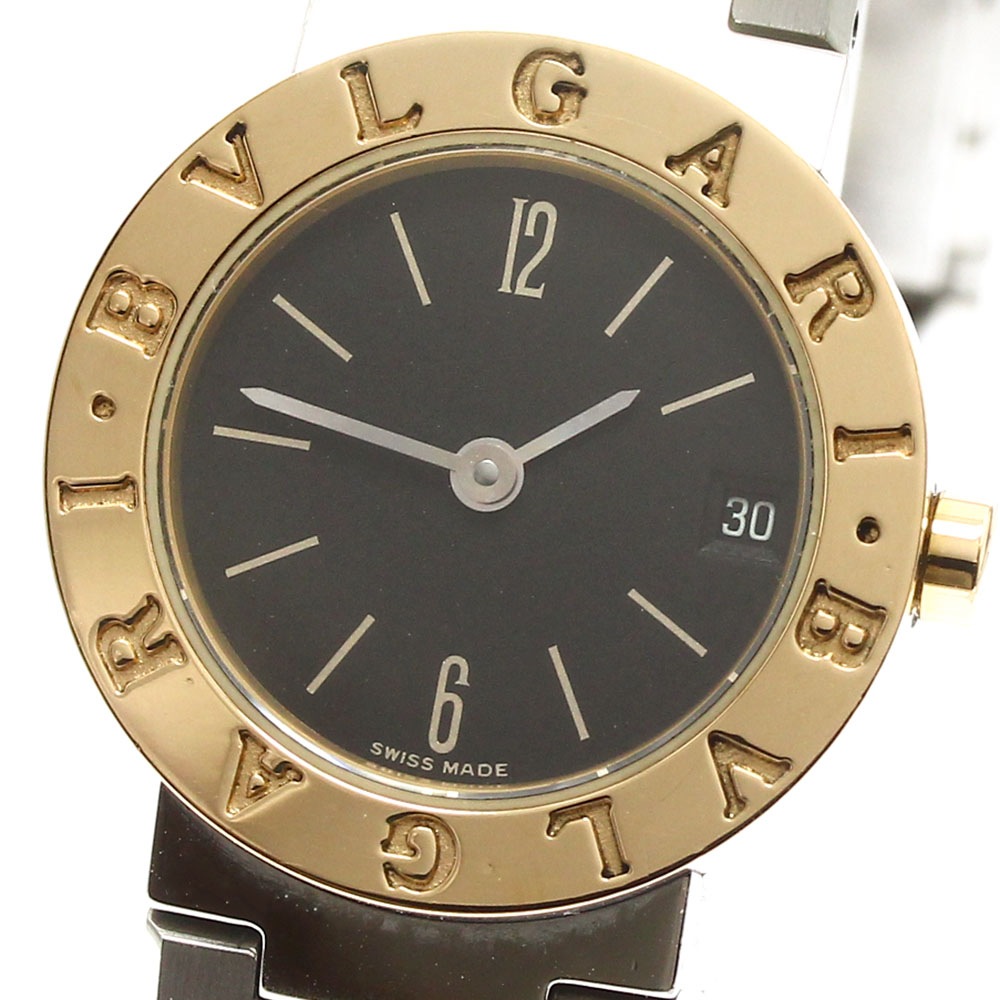 ブルガリ BVLGARI BB23SGD ブルガリブルガリ デイト クォーツ レディース 良品 _891797【中古】