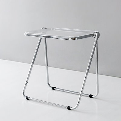 [Qoo10] クリアテーブル アクリル製折りたたみテー : 家具・インテリア