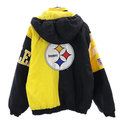 NFL スティーラーズ 皮ジャケット 限定販売品 size : XL【 Steelers 】NFL スティーラーズ レザージャケット