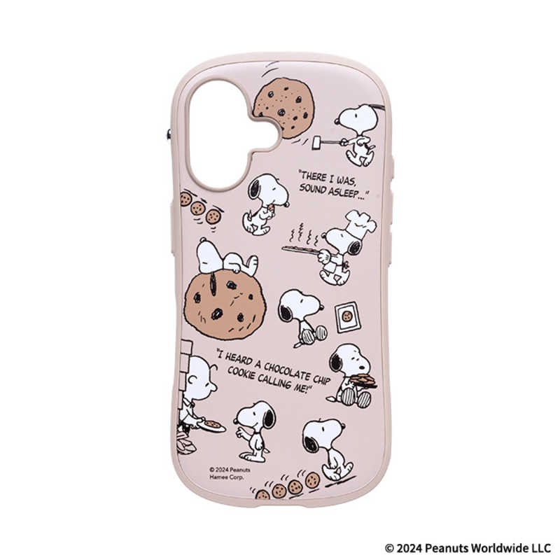 HAMEE　［iPhone 16専用］PEANUTS/ピーナッツ iFace First Class Cafe MagSynqケース iFace チョコチップクッキー　41-980675