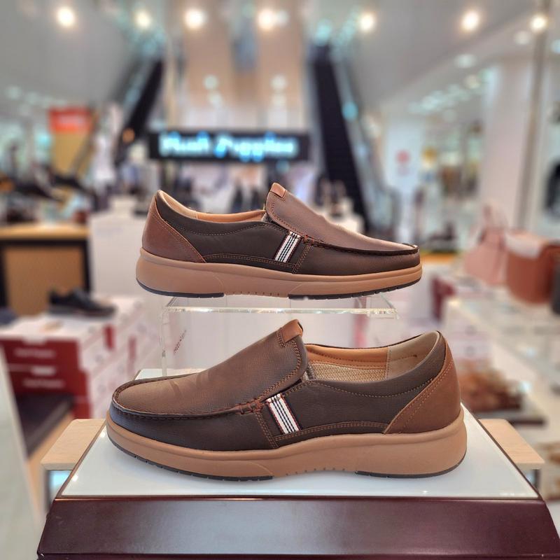 男性用 履き心地の良い軽量コンフォート セミカジュアル ローファー 3mr582-B