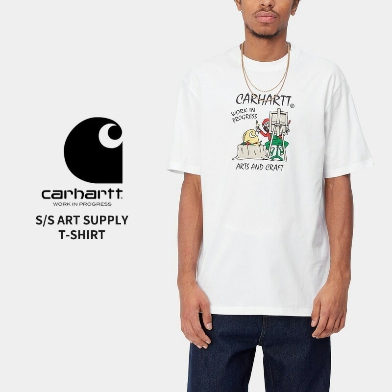 カーハート ダブリューアイピー 半袖 Tシャツ メンズ Carhartt WIP S S ART SUPPLY T-SHIRT i033117 カットソー トップス