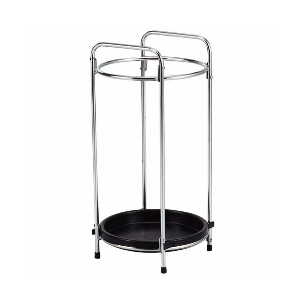 （まとめ） テラモト ミニ傘立 丸型 UB-282-410-0 1台 (×2セット)