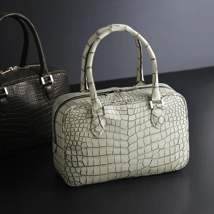 クロコダイルハンドバッグレディース日本製センター取り保証書付きJRA 77,440円