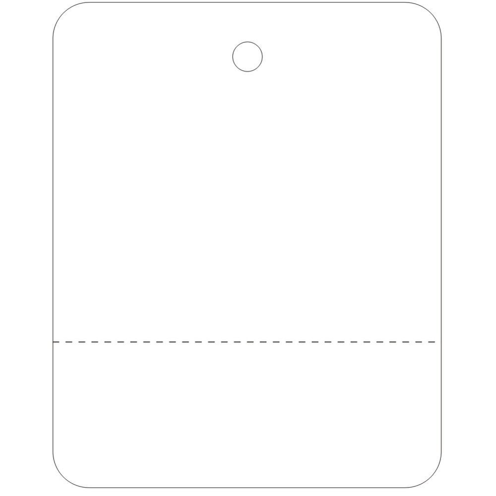 （まとめ買い）ササガワ 提札（値札） 糸なし 白無地 ミシン入 縦40mmx横32mm 500枚入 18-1507 [x3]