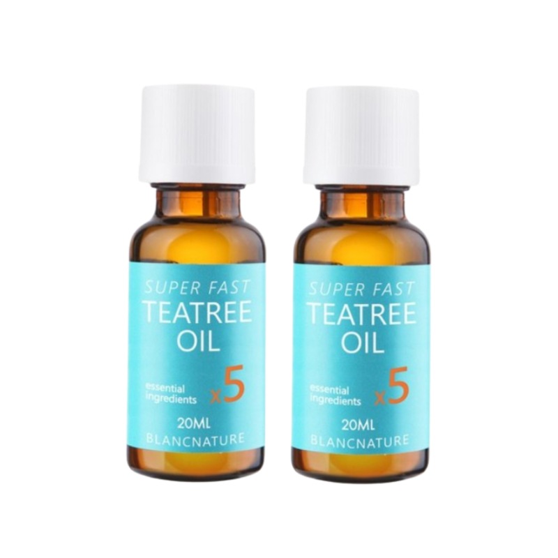 [ニキビ超急速ケア]マジックティーツリーオイル 20ml 2つ 赤ニキビ,白ニキビ,大人ニキビ,思春期ニキビ,ニキビ跡