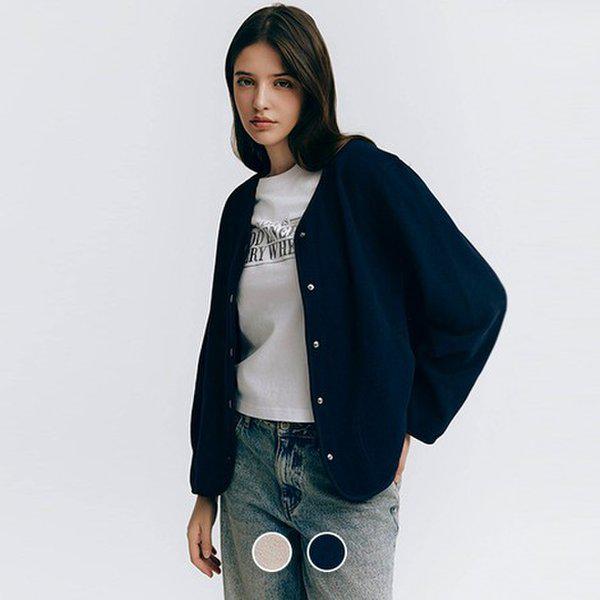 女性 NEW フリース スナップボタン カーディガン 554917