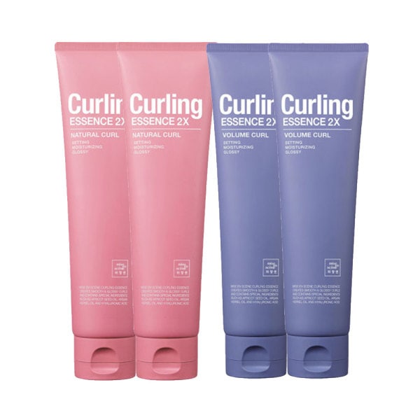 カーリングエッセンス2Xナチュラルカール150ml 2個+ボリュームカール150ml 2個