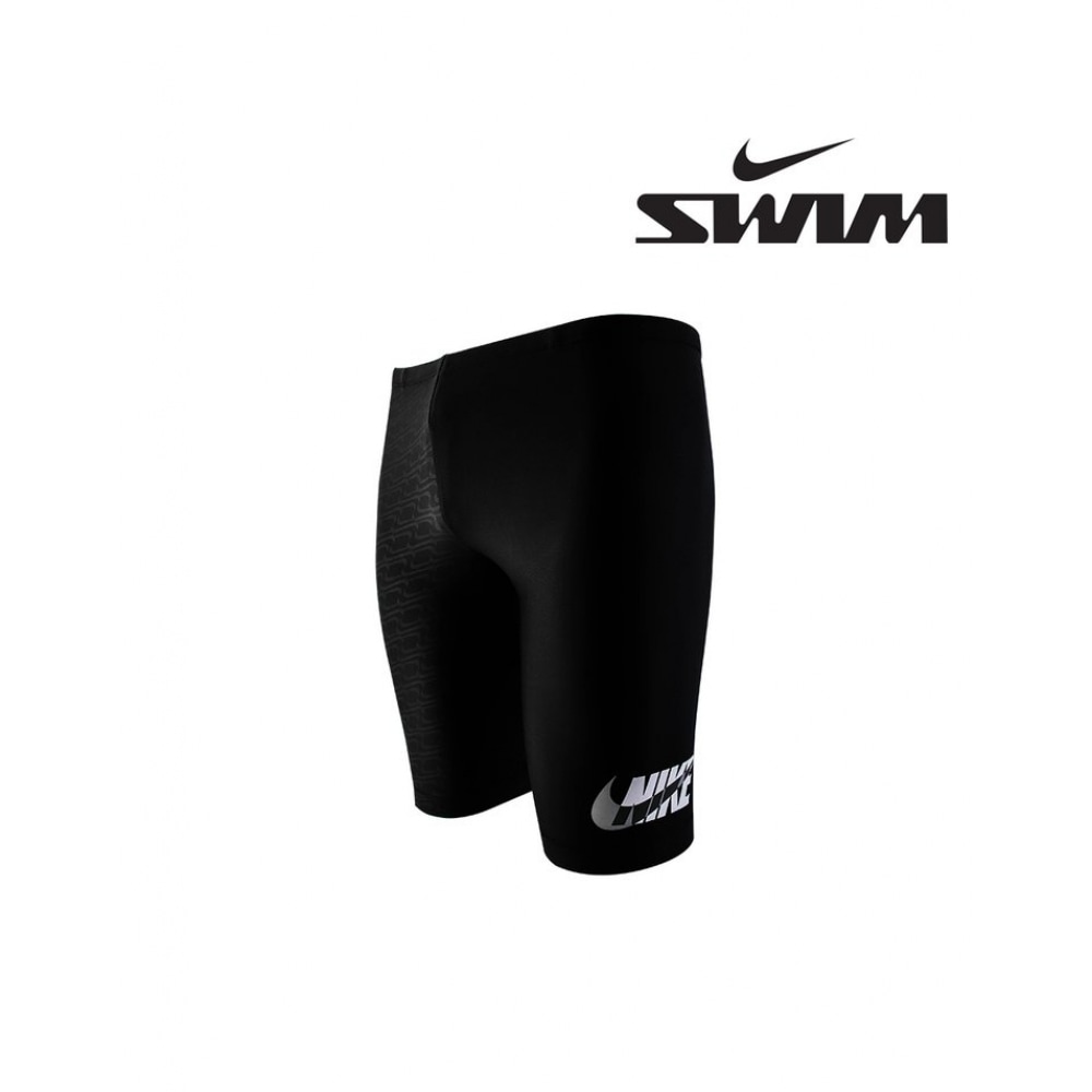 ナイキスイムメンズエンボス加工マルチロゴリラックスフィット 5パーツジャマー NESSD640 ジェットブラック