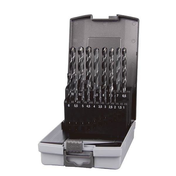 RUKO（ルコ） 815214CRO 超硬チップ付17本組ドリルセット テクロナ