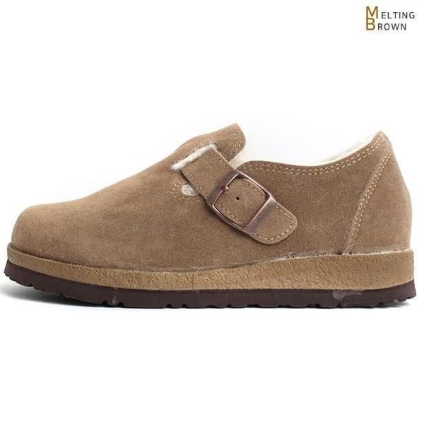 レディース 冬 スリップオン スエード 裏ボア スニーカー BE01