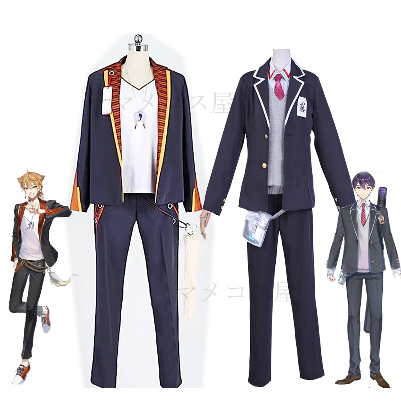 バーチャル YouTuber VTuber にじさんじ 剣持刀也 伏見ガク コスプレ用衣装 コスチューム 変身 仮装 変装 文化祭 学園祭 ハロウィン クリスマス 誕生日 忘年会 学園祭