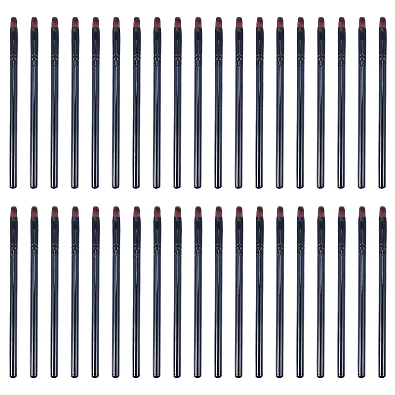 Frcolor リップブラシ 使い捨て 化粧ブラシ リップスティックブラシ アイシャドウ/口紅 多機能 携帯用 化粧ツール 50本セット