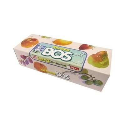他サイト： 驚異の防臭袋 BOS 箱型 Lサイズ 90枚入 [ゴミ袋]の商品画像