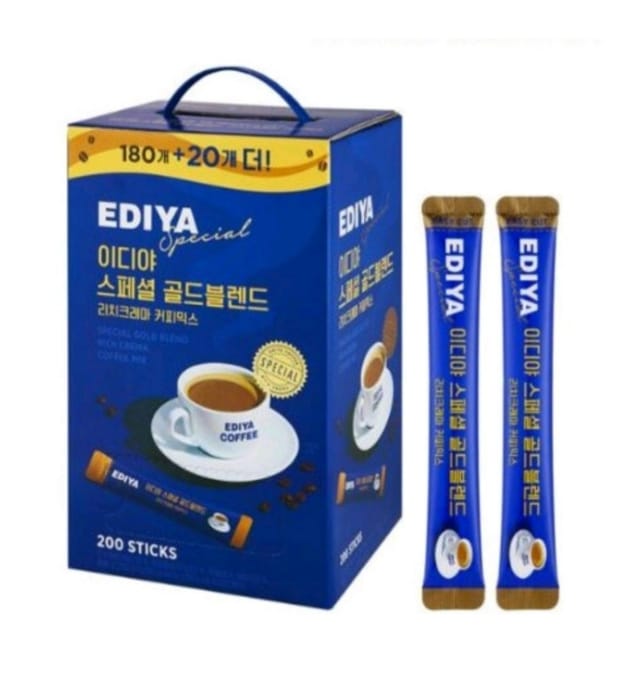 ビョン·ウソク コーヒー スペシャル ゴールドブレンド コーヒーミックス 11g X 200個入り 韓国の人気コーヒー / 韓国食品 / 이디야커피믹스200