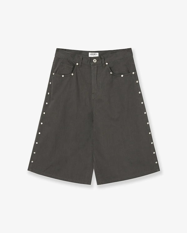 ショートパンツ [AEAE] STUD SHORTS CAMO AEAE☆韓国☆人気☆男女兼用☆STUD SHORTS 3色 ハーフパンツ