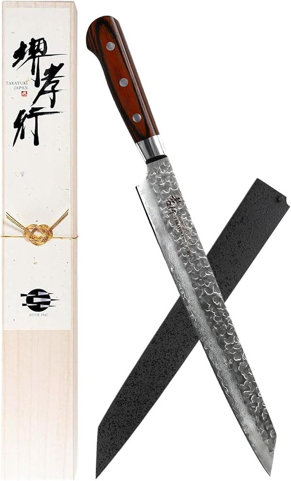 破格プロ仕様　最高級ダマカス包丁　カバー付き 破格プロ仕様最高級ダマカス包丁カバー付き