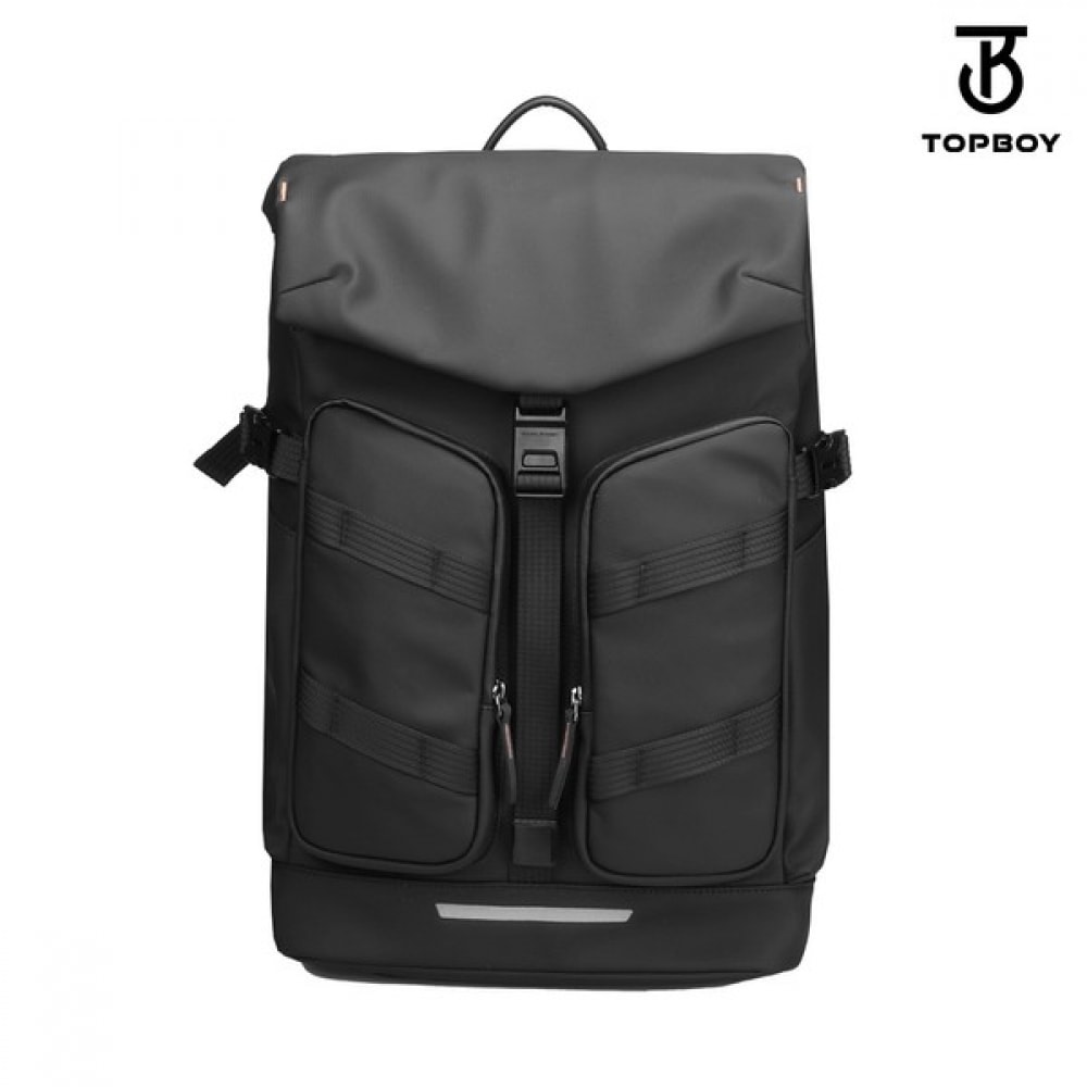 (TOPBOY) マグネットバックルベルクロスポーツバックパック (BP078)
