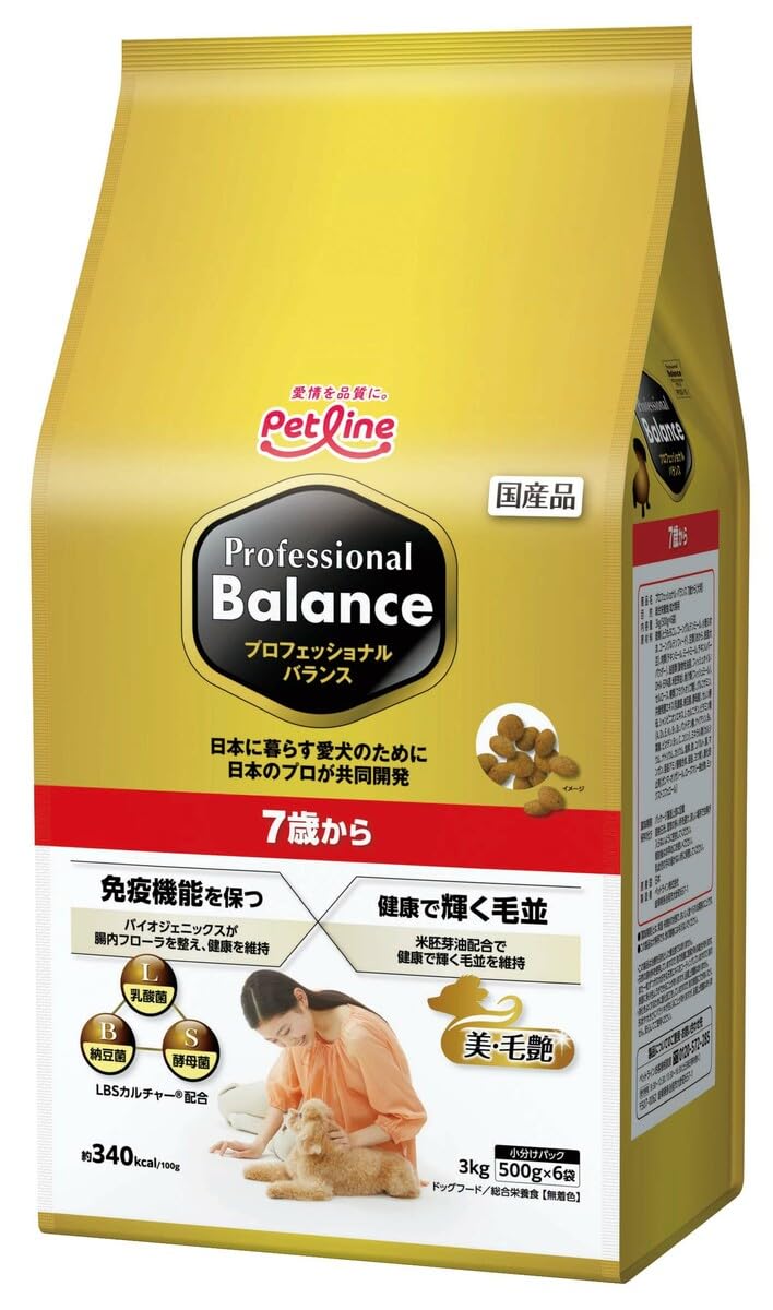 ペットラインプロバラ プロフェッショナルバランス 7歳から高齢犬用 3kg 4,920円