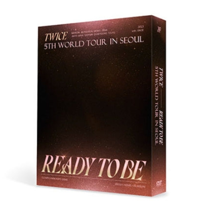 TWICE DVDアルバムレディトゥビーREADY TO BE 5周年ワールドツアーインソウル予約特典_[未開封新品]