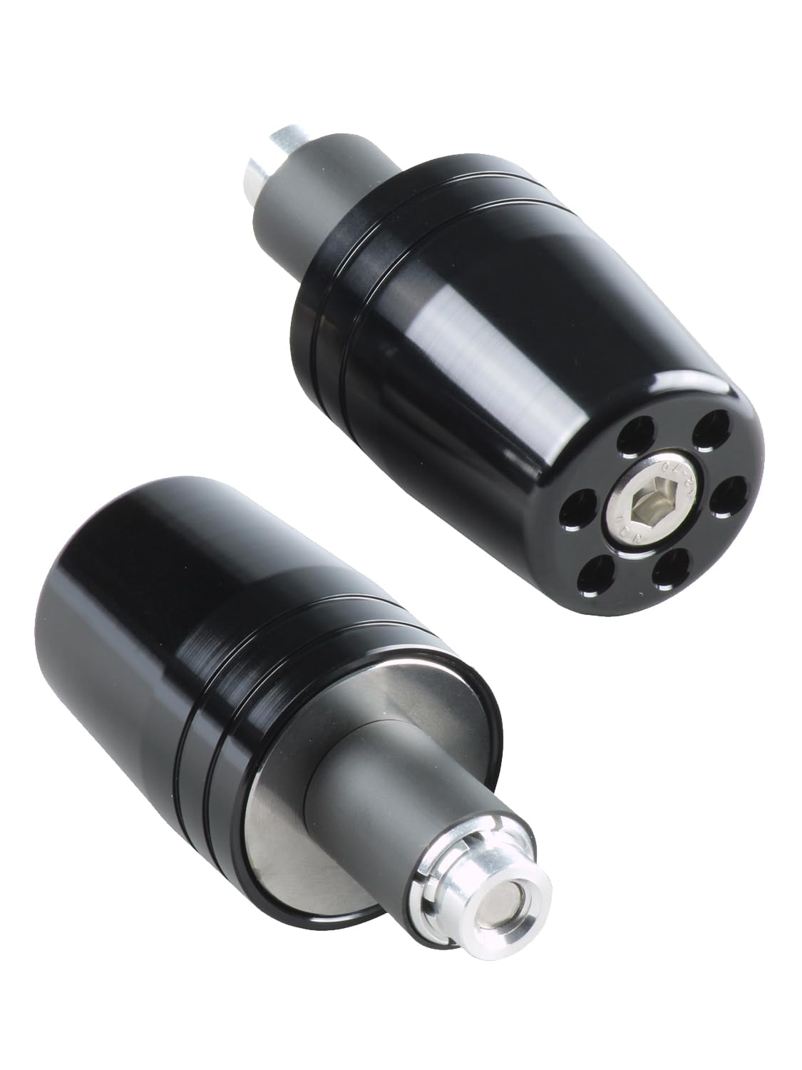 ポッシュフェイス(POSH FAITH) ポッシュ(POSH) バイク用品 ハンドルバーエンド ウルトラヘビーウェイトバーエンド ユニバーサルタイプ 内径14-19mm対応 ブラック 031279-0