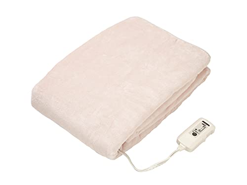 コイズミ電気毛布 掛敷毛布 タイマー付き 綿毛布 丸洗い可 188*120cm