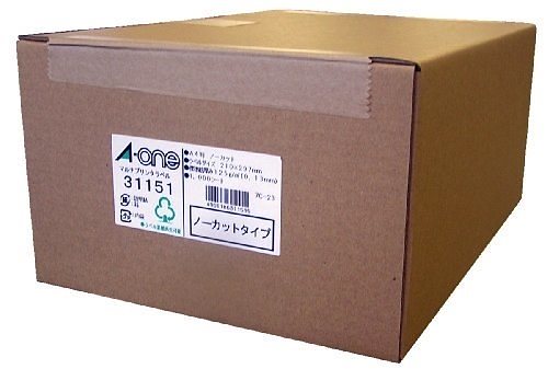 マルチプリンタラベル A4ノ-カット 31151 00060890