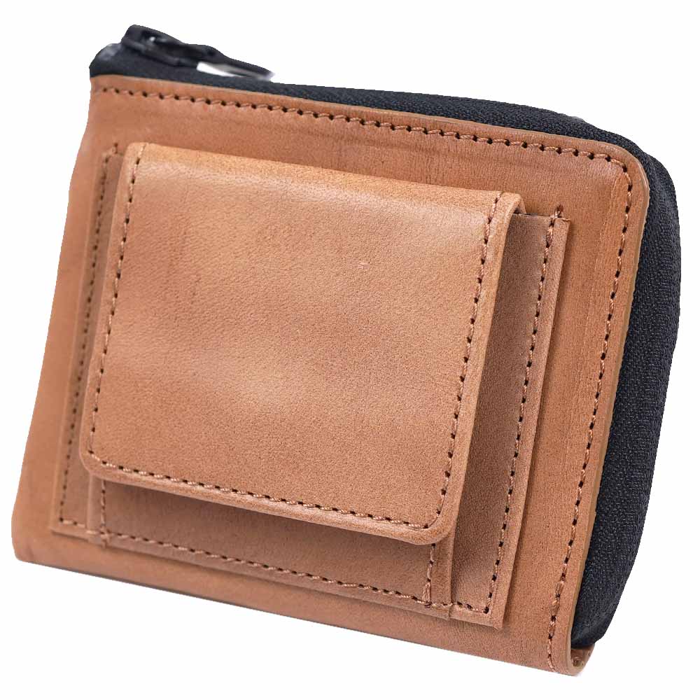 Hawk Company ホークカンパニー 財布 メンズ レディース astore アストア L字ファスナー コンパクト イタリアンレザー AS3002-BROWN ブラウン 6,699円