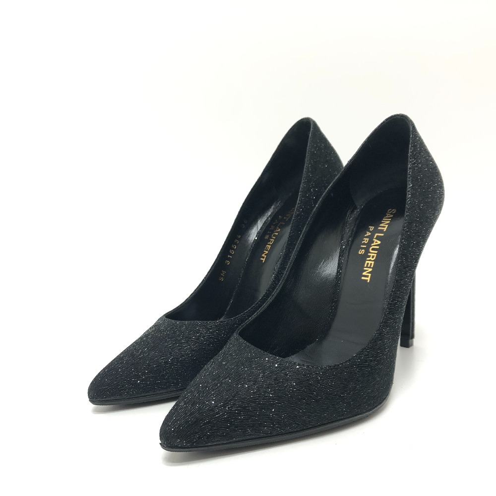 サンローラン パンプス 315534 靴 ピンヒール レザー ブラック