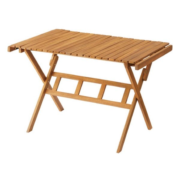 ロールトップハイテーブル L ブラウン 幅100×奥行き60×高さ64cm NX-534